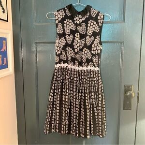 Giamba ditzy silk mini dress